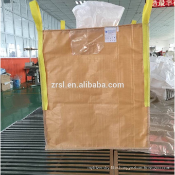 coated jumbo big bag can moistureproof, pp woven sack plastic 1 ton cement in big bag fibc big bag used